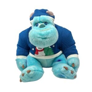 Disney Store Monsters Inc Sully Plush Holiday Sweater Pixar